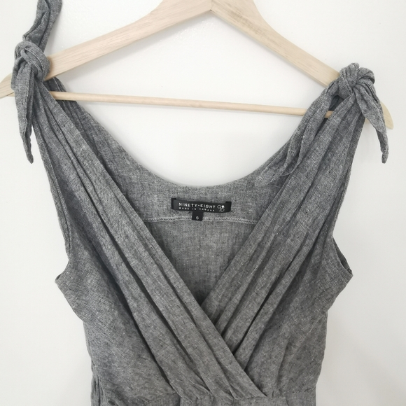 Adjustable Wide Leg Cropped Jumpsuit - Picture 5 of 10